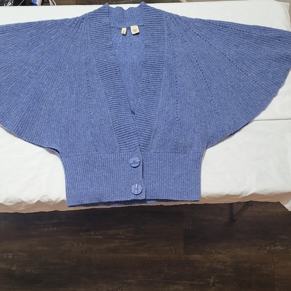 Anthropology Moth Blue Women's Sweater. Medium. EUC